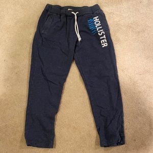 Hollister navy blue sweats pants